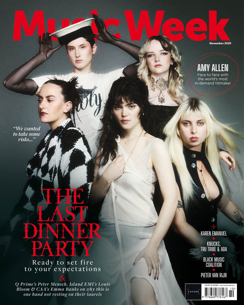 MUSIC WEEK MAGAZINE November 2025 The Last Dinner Party ...