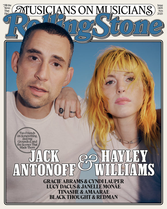 Hayley Williams Paramore & Jack Antonoff - ROLLING STONE MAGAZINE - November 2025 - NEW
