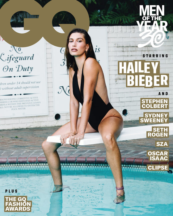 GQ USA Magazine 30th annual Men of the Year issue - Hailey Bieber
