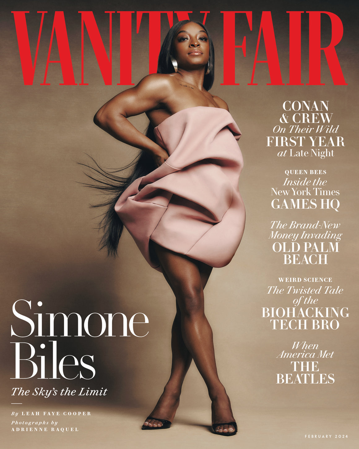VANITY FAIR MAGAZINE - FEBRUARY 2024 - SIMONE BILES - BRAND NEW