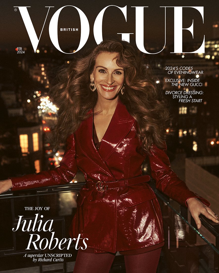 British Vogue Magazine UK February 2024 Julia Roberts
