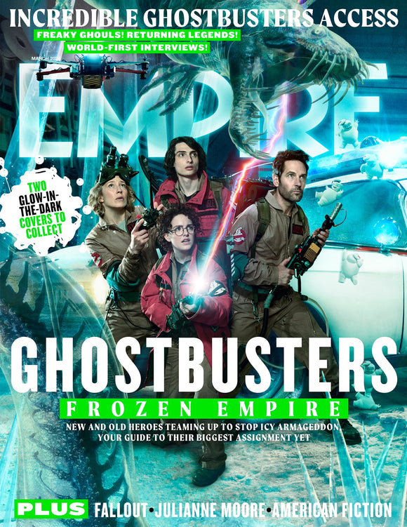Empire Magazine March 2024: GHOSTBUSTERS Frozen Empire Finn Wolfhard Cover #1
