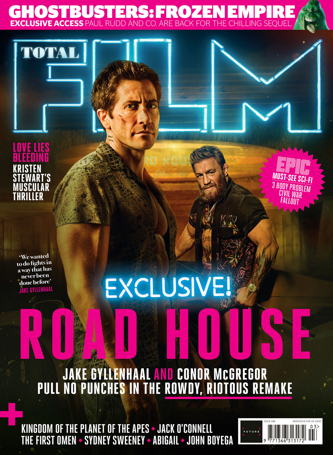 TOTAL FILM Magazine #348 ROAD HOUSE Exclusive JAKE GYLLENHAAL Conor McGregor