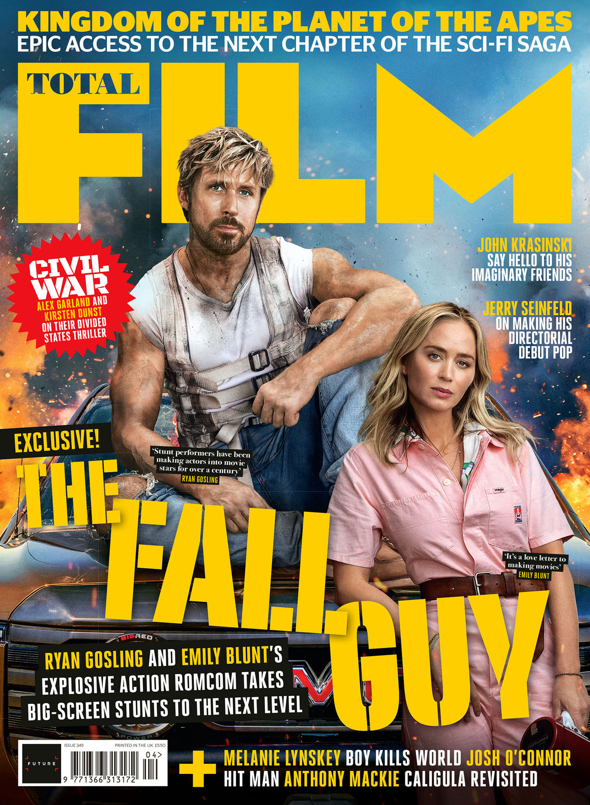 Magazine Filming Total Film Magazine June 2022 Issue 325 JURASSIC WORLD Dominion CHRIS ...