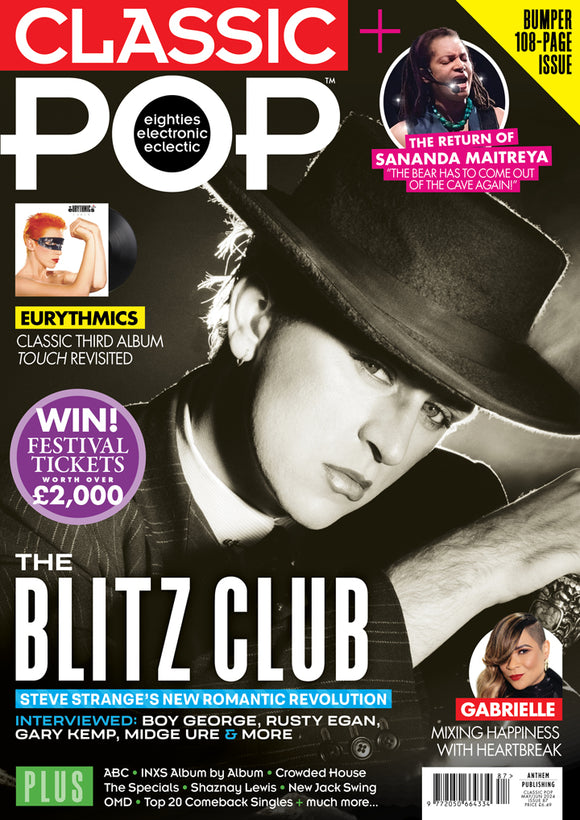 Classic Pop Magazine #87: May/June 2024 STEVE STRANGE Boy George The Blitz Club