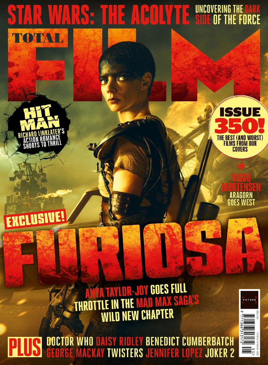 Magazine Filming TOTAL FILM Magazine #350 2024: MAD MAX: FURIOSA Anya Taylor-Joy ...
