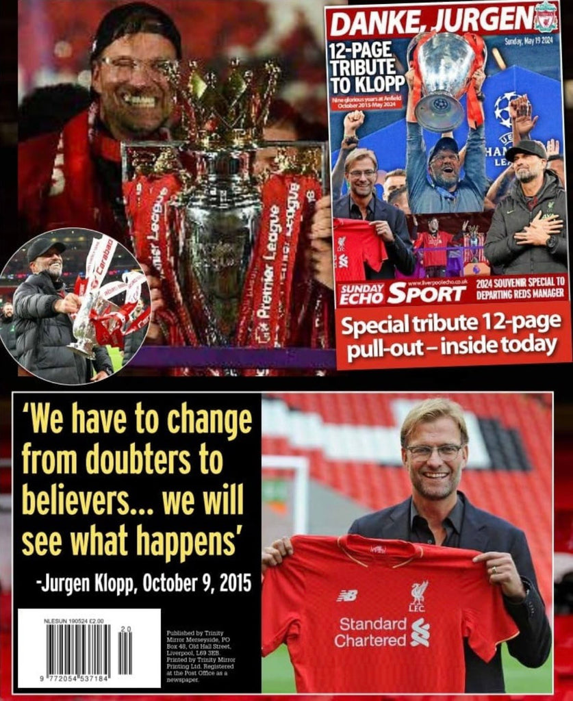 LIVERPOOL ECHO Jurgen Klopp Liverpool FC Farewell special 19th May 2024