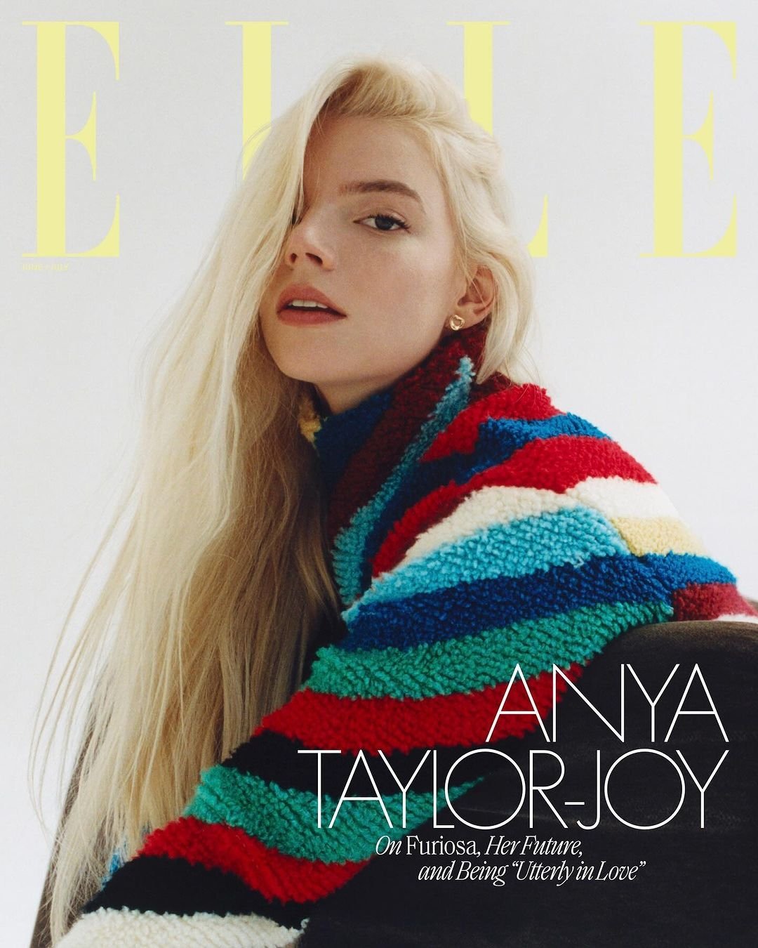 ANYA TAYLOR-JOY - ELLE USA MAGAZINE - JUNE 2024 NEW (Pre