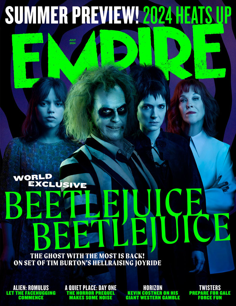 Empire Magazine August 2024: BEETLEJUICE BEETLEJUICE Winona Ryder Jenna Ortega