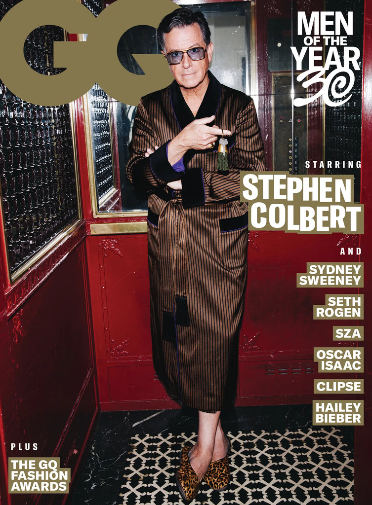 GQ USA Magazine 30th annual Men of the Year issue - Stephen Colbert ...