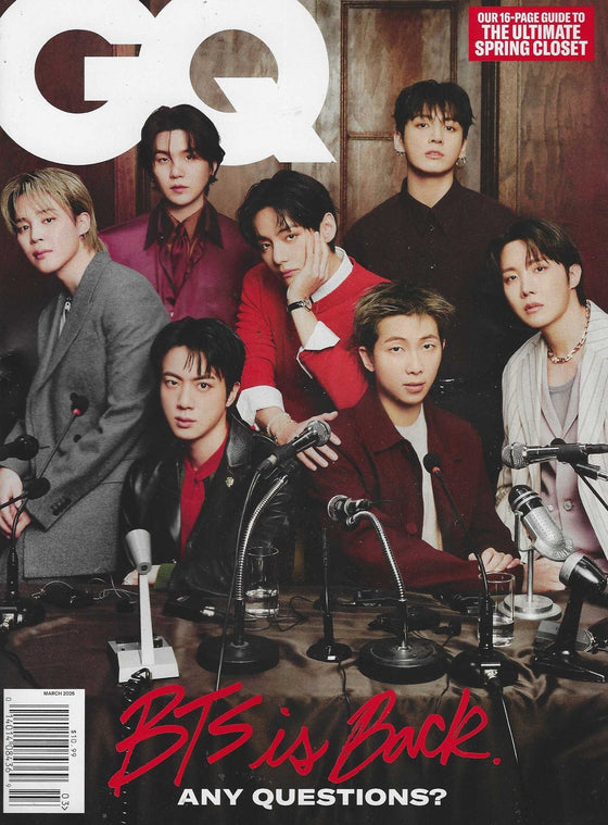 GQ USA Magazine March 2026 - BTS is BACK! (Pre Order)