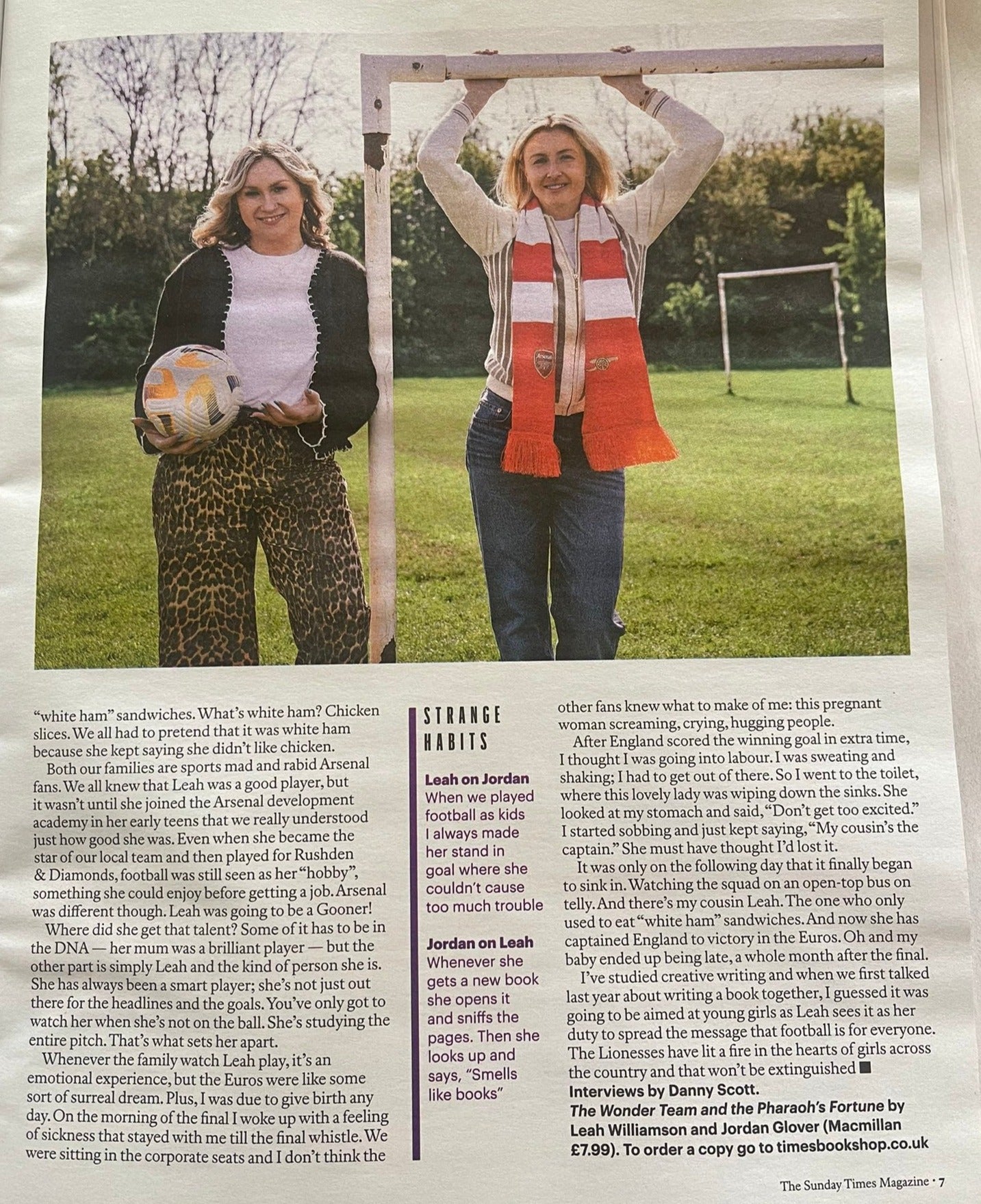 SUNDAY TIMES magazine 30 June 2024 Carlos Alcaraz Leah Williamson ...