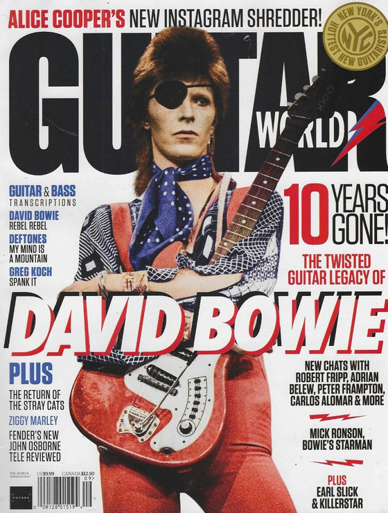 Guitar World Magazine Vol 47 No 9 David Bowie