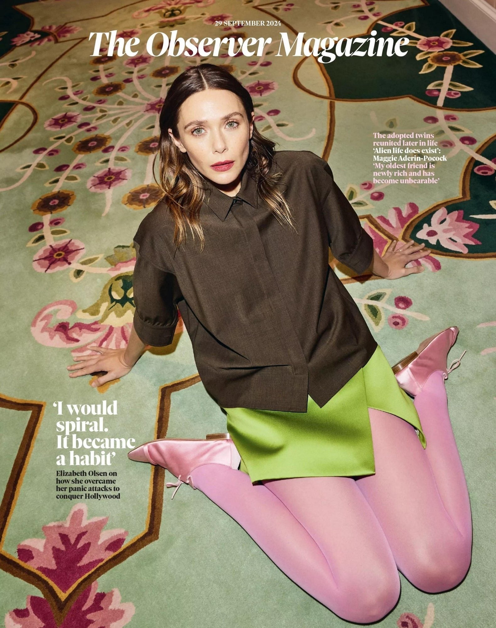 OBSERVER Magazine 29-09-2024 Elizabeth Olsen - YourCelebrityMagazines
