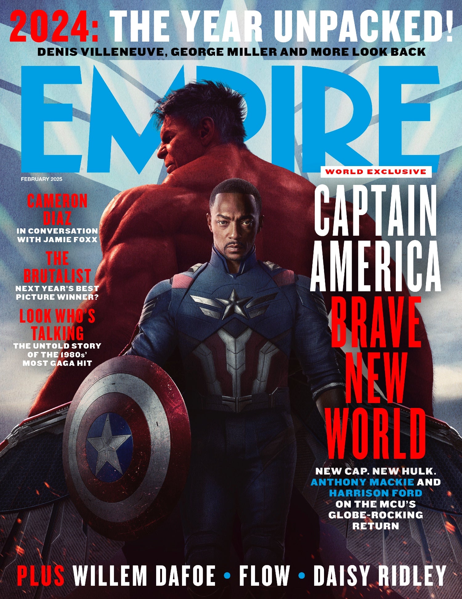 Empire Magazine Feb 2025 CAPTAIN AMERICA BRAVE NEW WORLD Harrison F