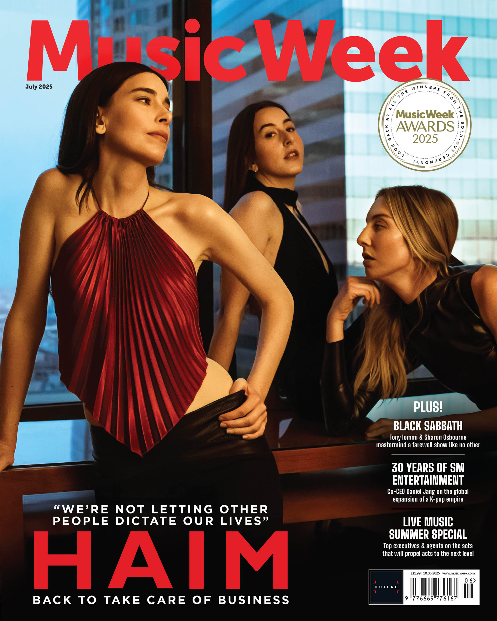 Music Week Magazine July 2025 Haim - YourCelebrityMagazines