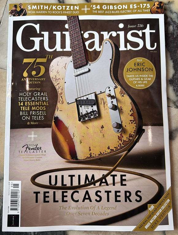 Guitarist Magazine Issue 536 May 2026 Telecaster 75th Anniversary Edition