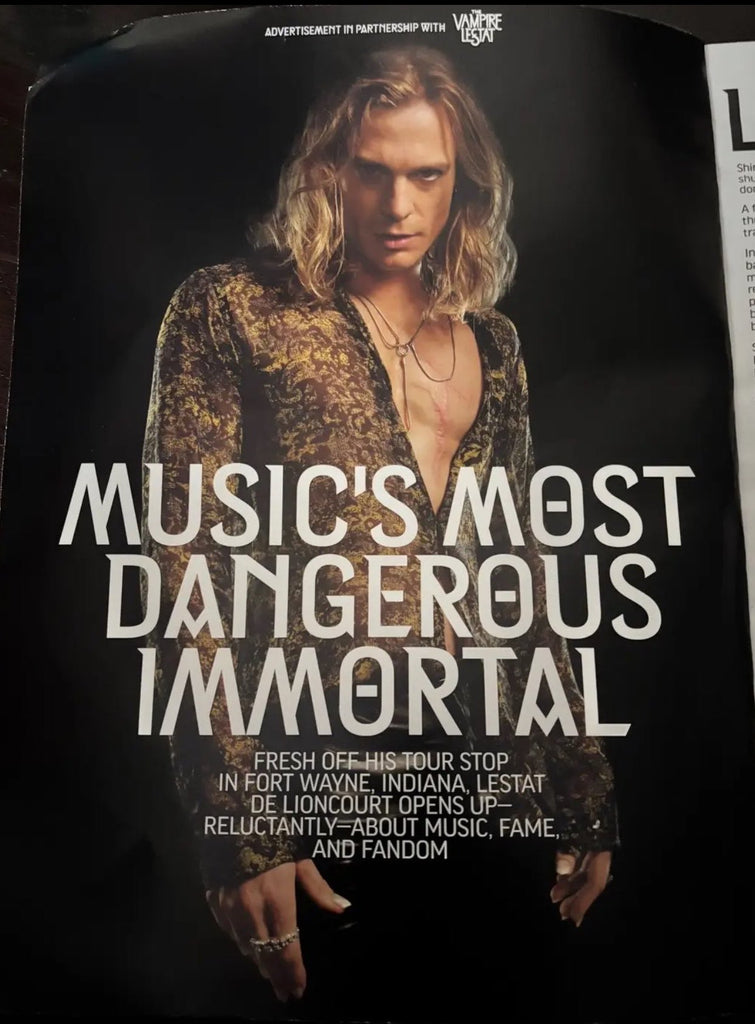 ROLLING STONE MAGAZINE - June 2026 - Vampire Lestat Sam Reid Back cover