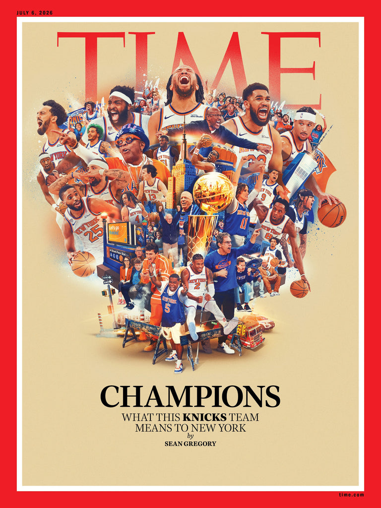 TIME MAGAZINE - JULY 2026 - NY KNICKS 2026 NBA CHAMPIONS - PRE SALE