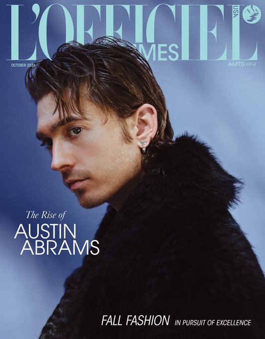 L’Officiel Hommes USA October 2026 Austin Abrams