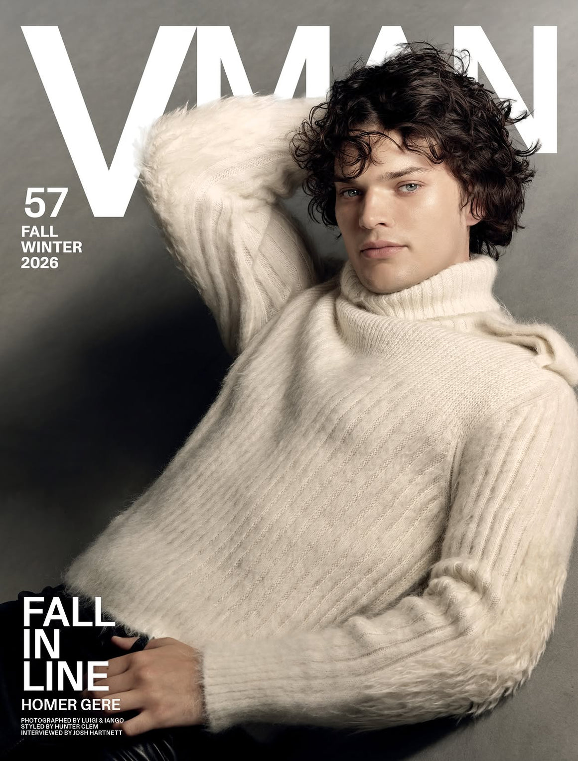 V MAN MAGAZINE - ISSUE #57 - Autumn/Winter 2026 - Homer Gere