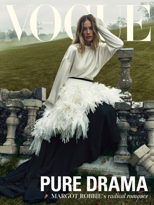 BRITISH Vogue UK Magazine January 2026 - Margot Robbie