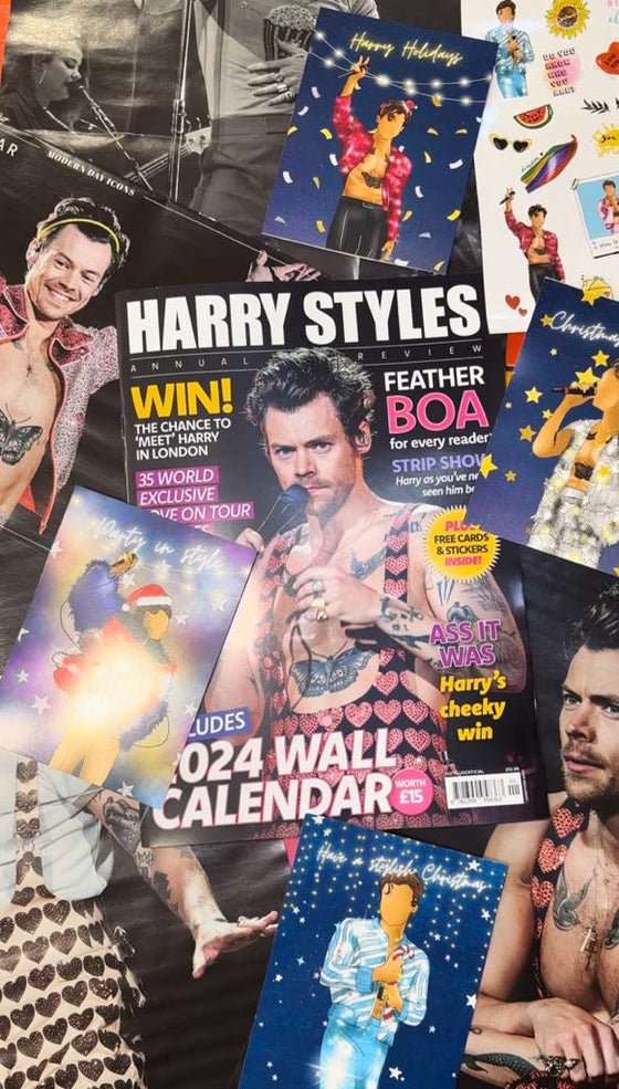 Harry Styles Annual & Calendar 2024 Magazine + Card & Stickers & Posters (In Stock)