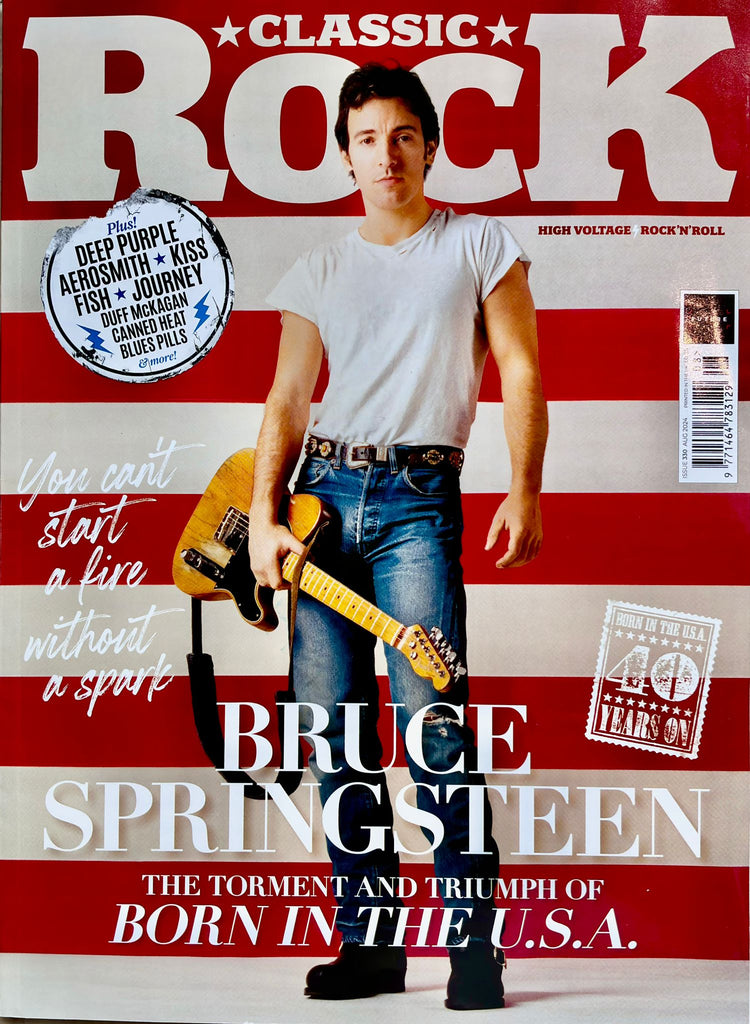 Classic Rock Magazine August 2024 Bruce Springsteen ...