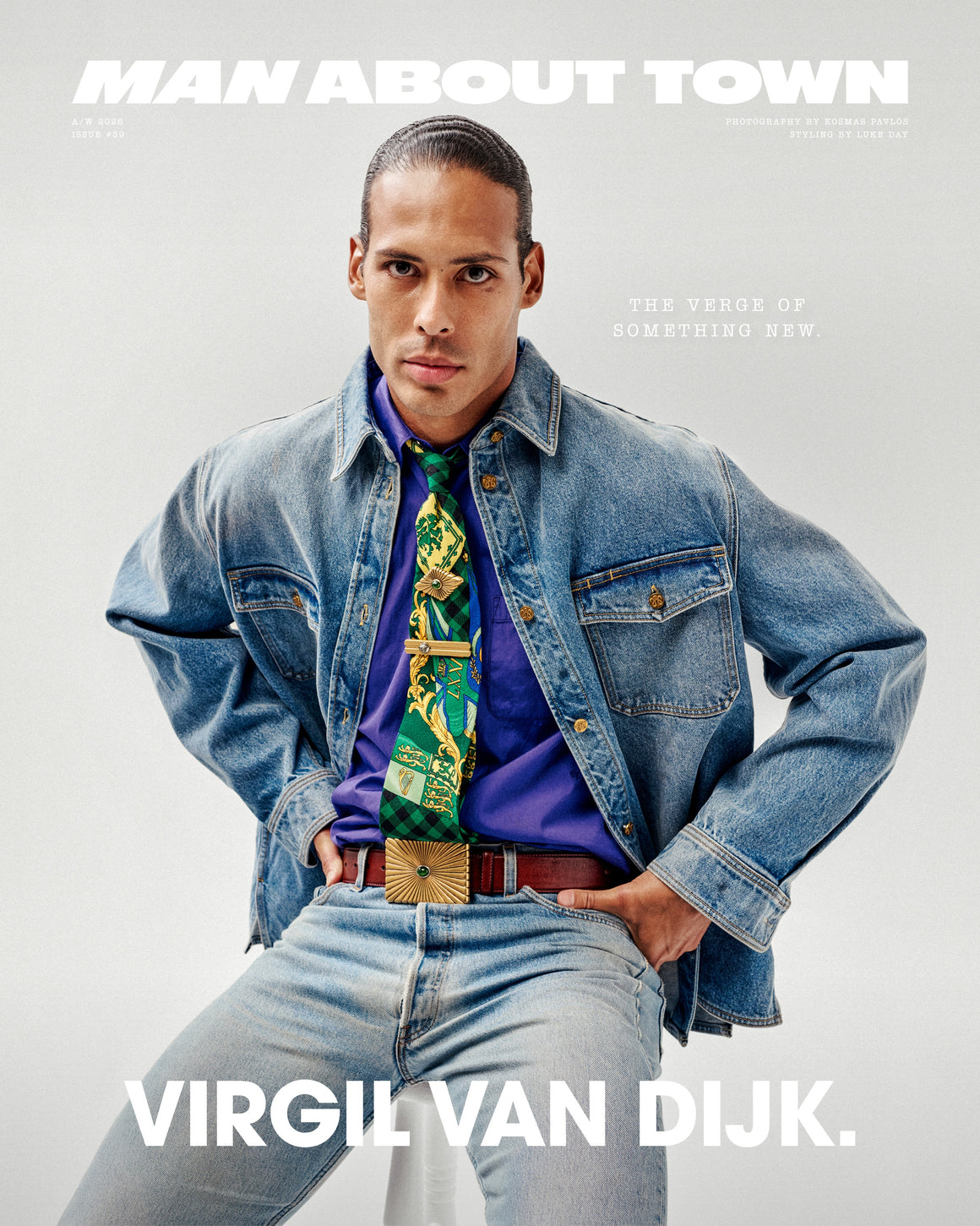 Man About Town Issue 39 Autumn/Winter 2026 - Virgil van Dijk (pre-Order)