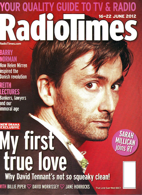 Radio Times Magazine 16th - 22nd June 2012 David Tennant Lacey Turner