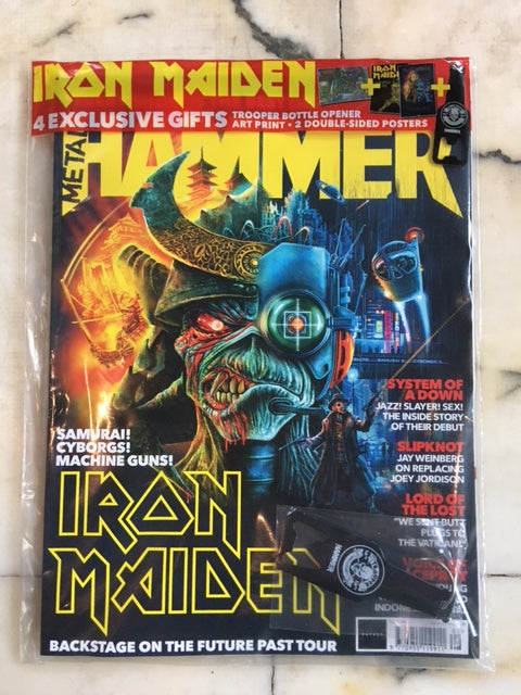 Metal Hammer magazine August 2023 Iron Maiden Future Past Tour & Free Gifts