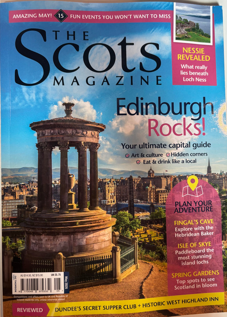 SCOTS Magazine May 2026 - Edinburgh Rocks! - Rianne Downey