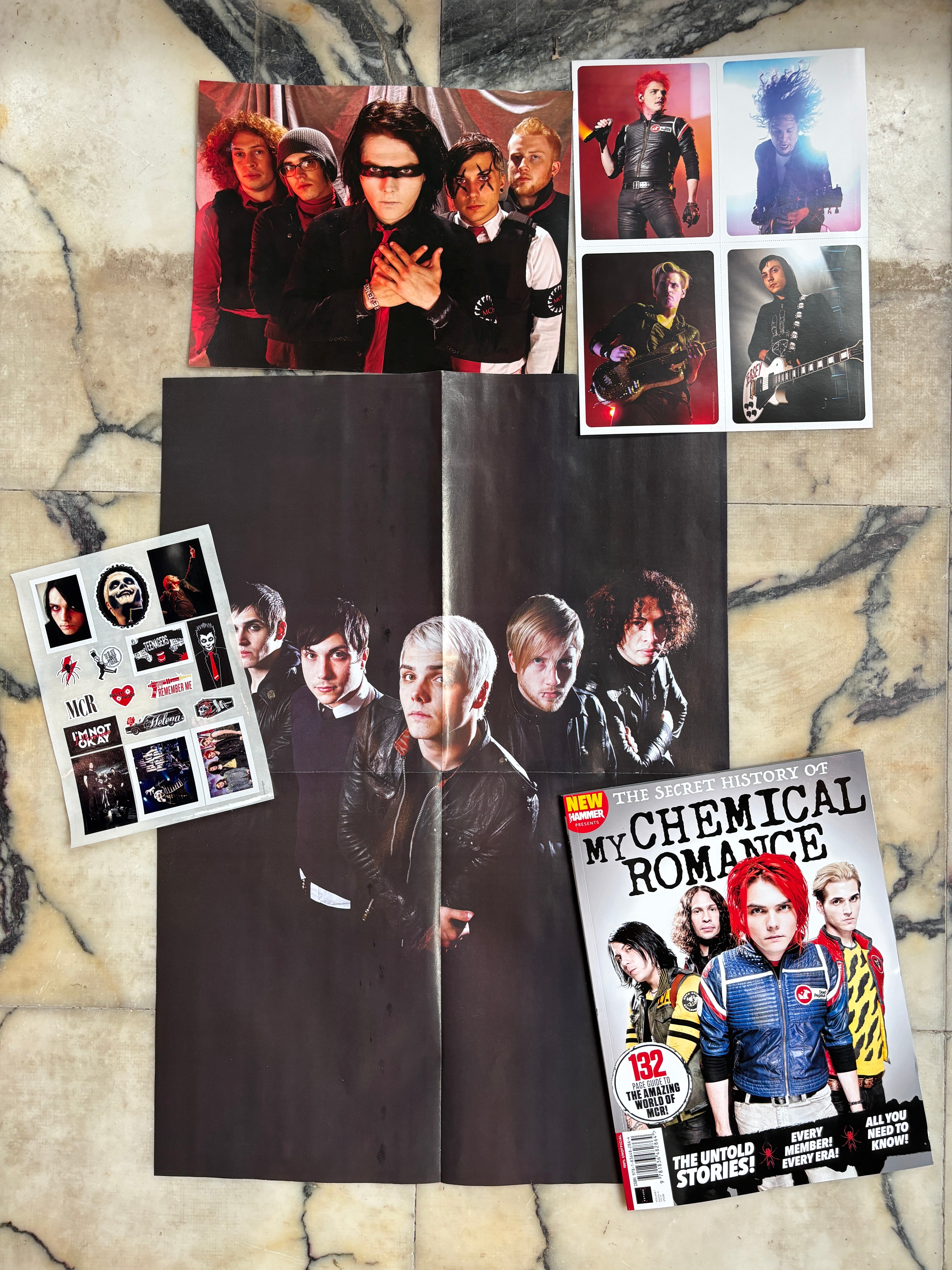 My Chemical Romance Ultimate Fan Pack Posters Stickers Art Cards Volum ...