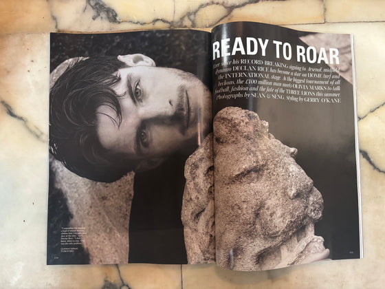 BRITISH Vogue UK Magazine June 2026 - Declan Rice Feature - Arsenal FC