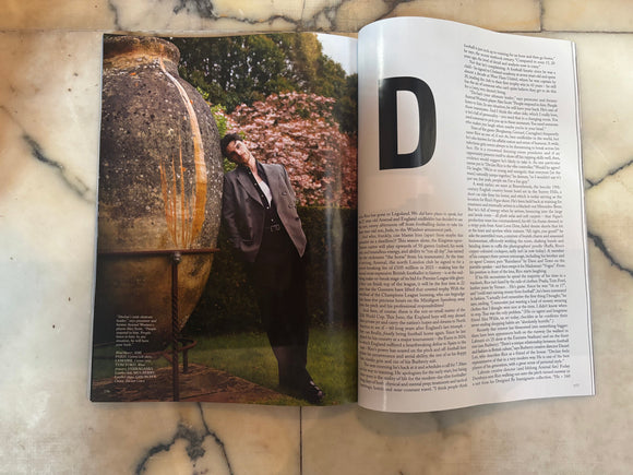 BRITISH Vogue UK Magazine June 2026 - Declan Rice Feature - Arsenal FC