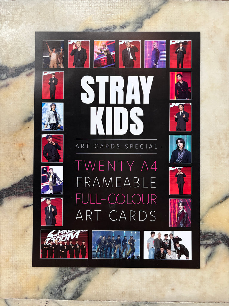 Stray Kids Art Cards Special magazine 2025 - 20 frameable cards - 2 giant posters