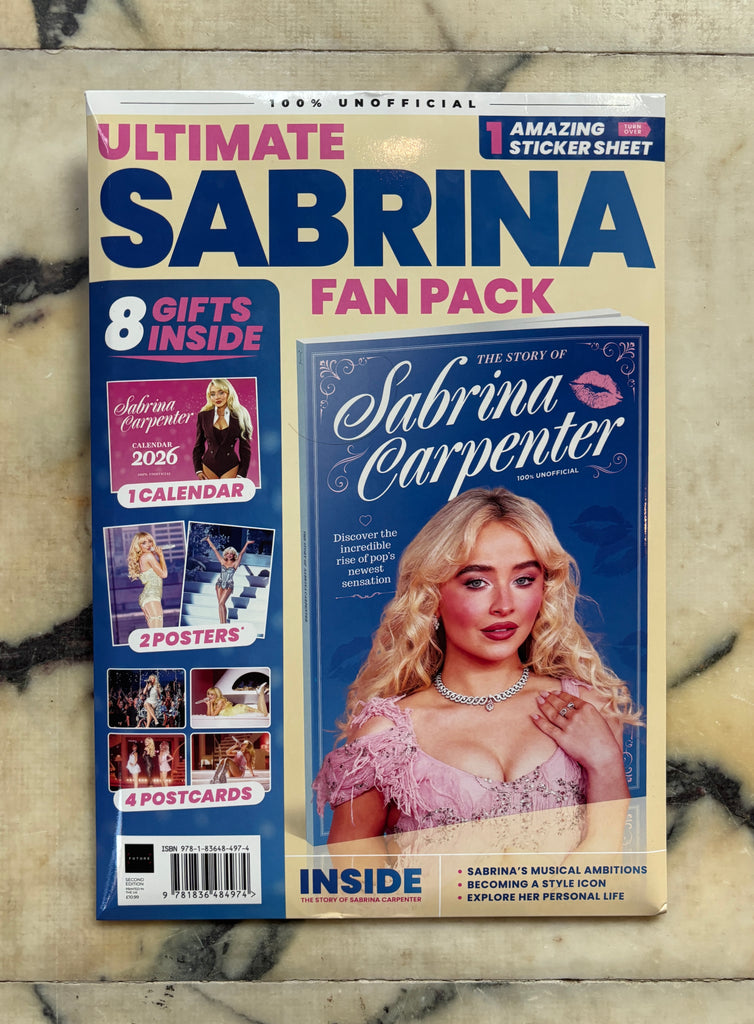 Ultimate Sabrina Carpenter Fan Pack - Includes 8 Exclusive Gifts, Calendar, Stickers, Posters, Postcards