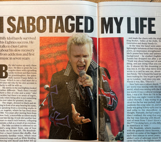 CULTURE MAGAZINE - 19 September 2021, James Bond, Daniel Craig, Billy Idol