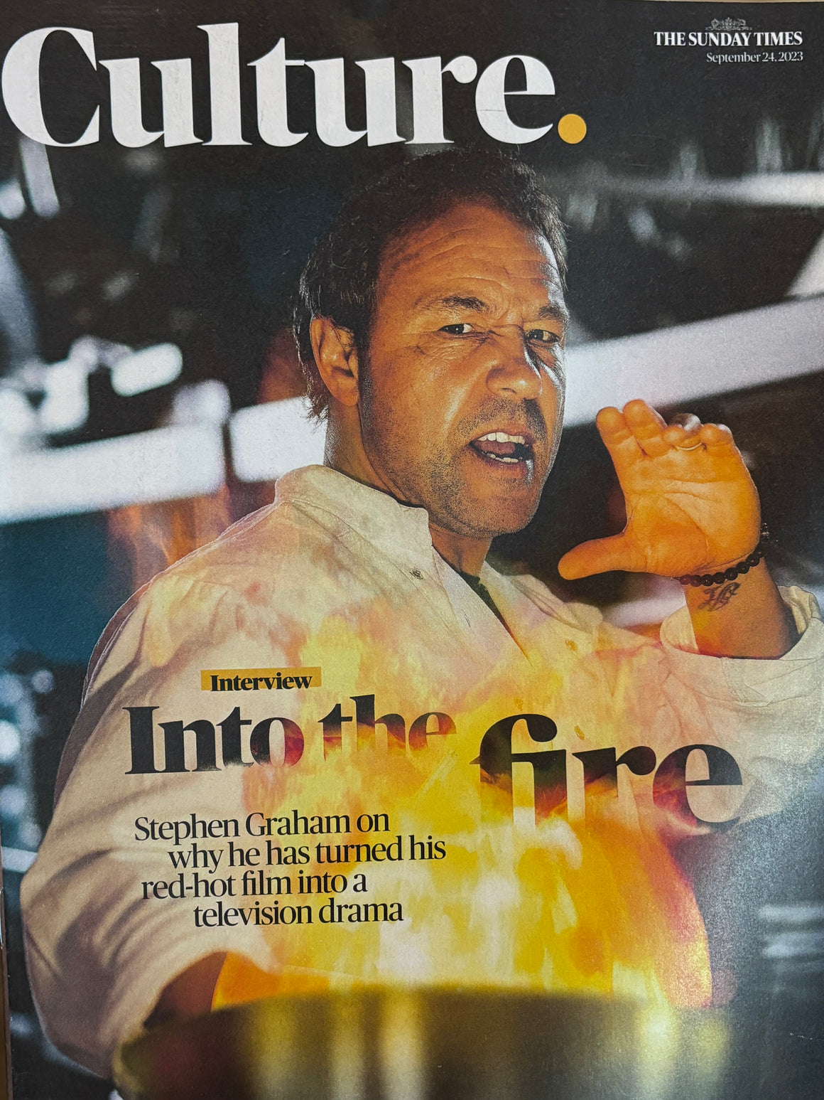 CULTURE Magazine 24/09/2023 Talking Heads David Byrne Interview Stephen Graham