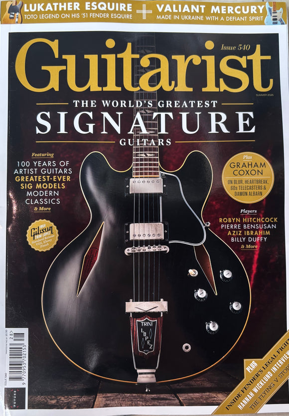 Guitarist Issue 540 September 2026 - World's Greatest Signature Guitars - Graham Coxon