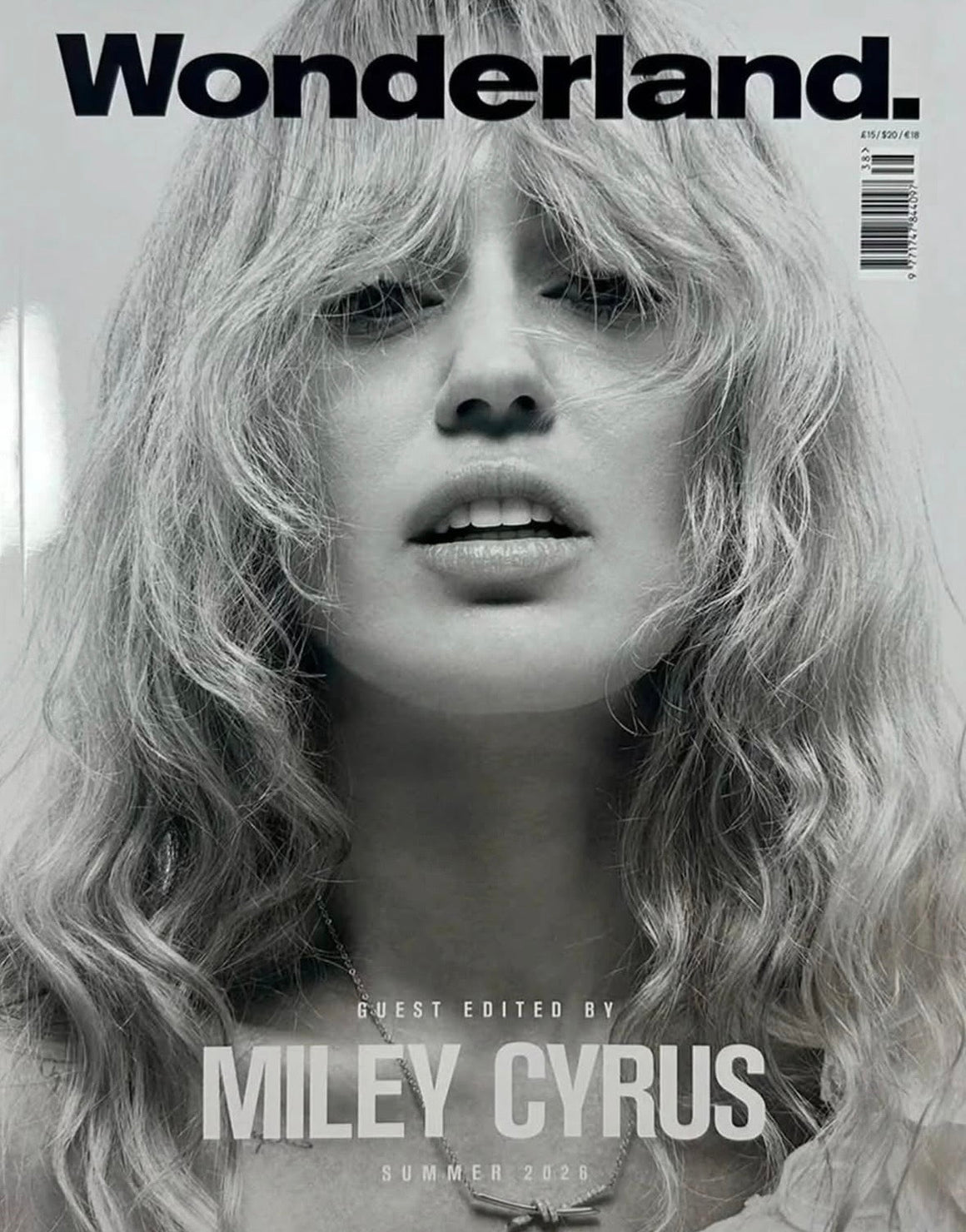 Miley Cyrus - Wonderland Summer 2026 - Cover 2