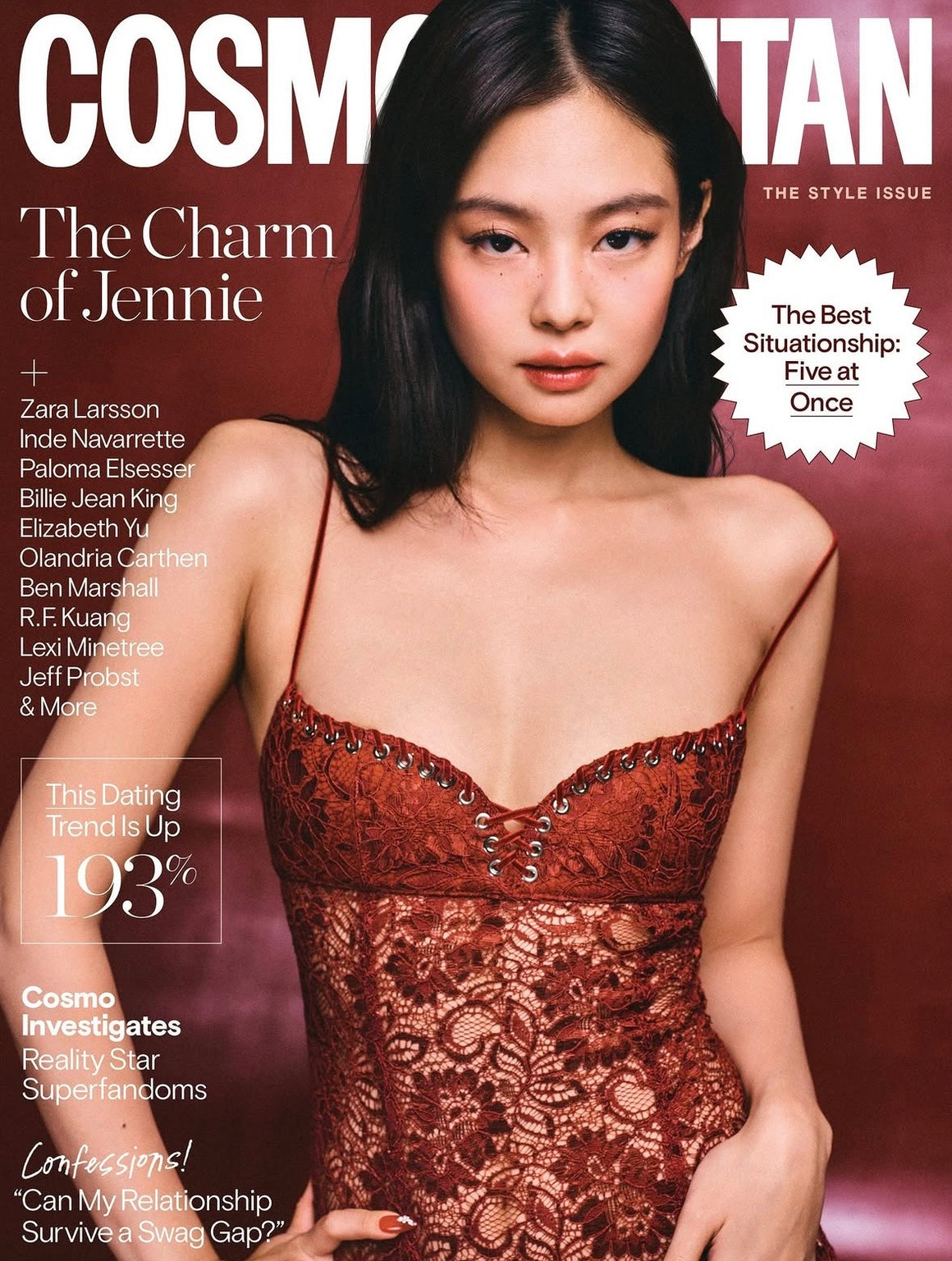 Jennie – USA Cosmopolitan Magazine Fall 2026 - Cover 4 - Blackpink