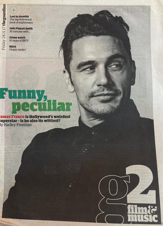 GUARDIAN (G2) Supplement 24/11/2017 James Franco