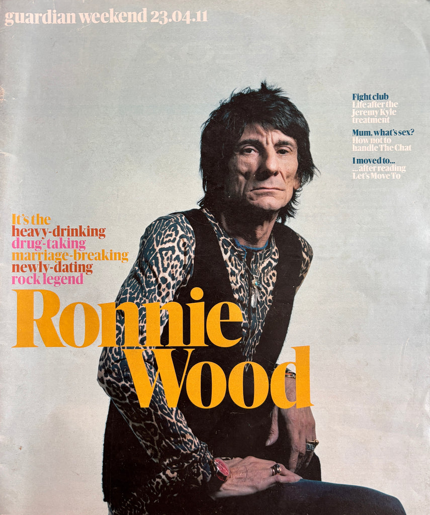 GUARDIAN WEEKEND Mag 23/04/2011 Ronnie Wood, The Rolling Stones