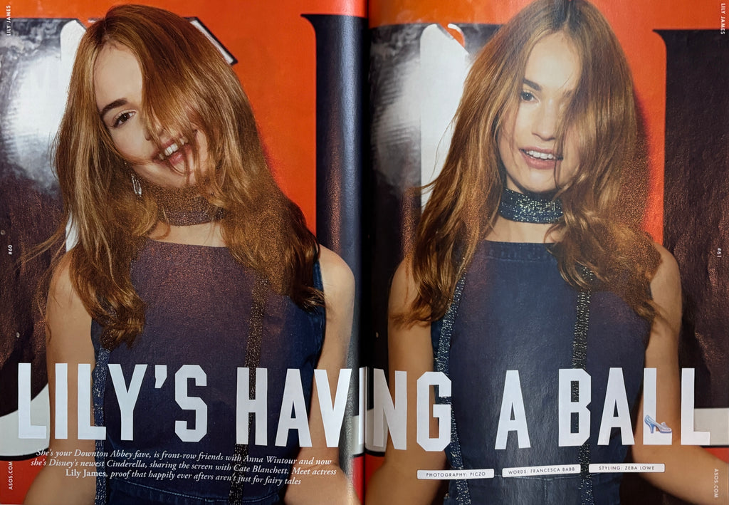 ASOS Magazine April 2015 Lily James
