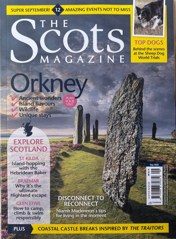 The Scots Magazine September 2026 -  Orkney - Brian Cox