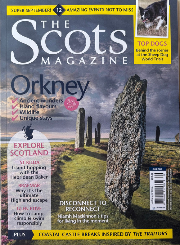 The Scots Magazine September 2026 -  Orkney - Brian Cox