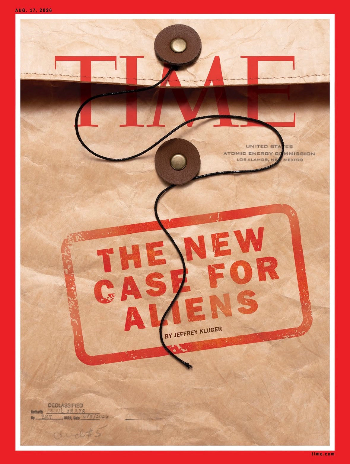 TIME Magazine August 17 2026 - The New Case for Aliens