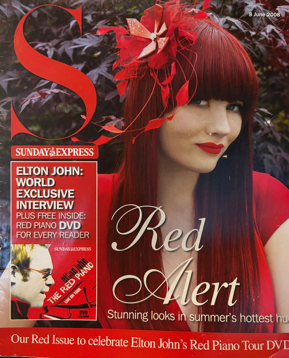 Sunday Express S Magazine - 8 June 2008, Elton John, Ozzy Osbourne (no DVD included)