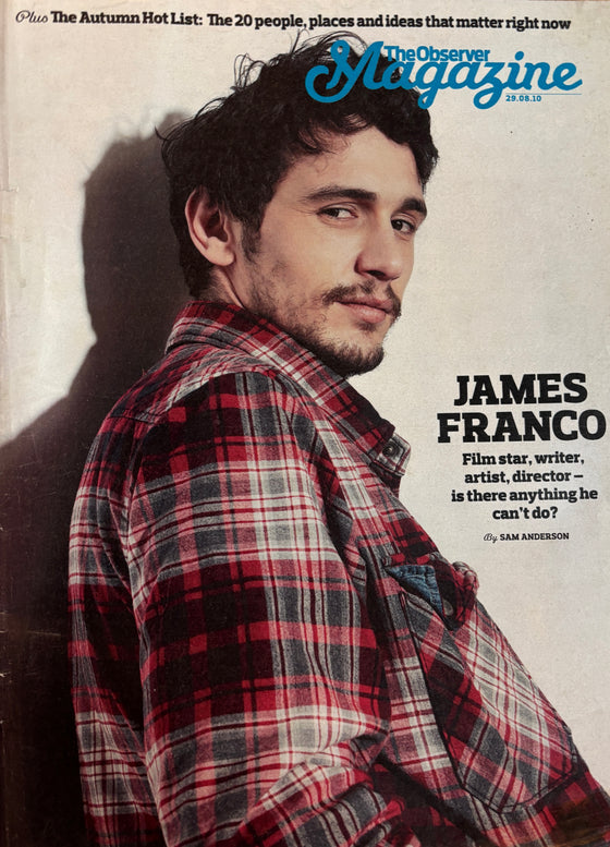Observer Magazine - 29 August 2010, James Franco